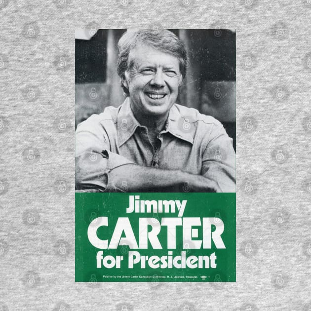 Jimmy Carter for President 1976 presidential campaign poster vintage by KellyDesignCompany